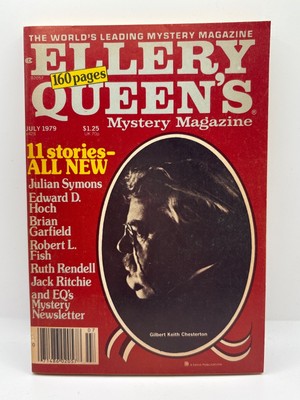 ellery queen's mystery magazine july 1979  vintage collectible 