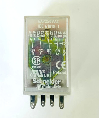 SCHNEIDER ELECTRIC RXL4A06B1F7 Steckrelais (10 Stück im Karton)