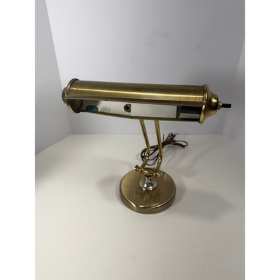 Vintage Reese Group Brass Piano Desk Lamp Adjustable Task Light Mid Century