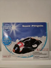 Snow Zone Snow Penguin Inflatable Snow Tube 42.5 X 30 Ages 5+