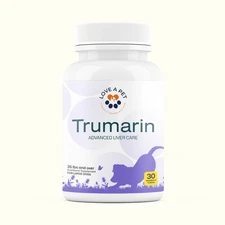 Trumarin Liver Support for Large Dogs | SAMe Silymarin Milk Thistle | 30 Tabs