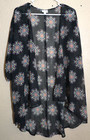 Lularoee Lindsey M set of three cover coat wraps different print fabrics — photo 7