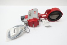 Bray 10 30-124 Iron Pneumatic Butterfly Valve 4in Wafer