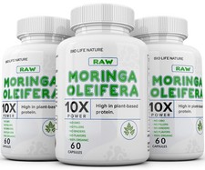 Moringa Oleifera Leaf Organic Extract 10,000mg Serving 100 Pure 180 Capsules