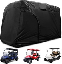 Golf Cart Cover 2/4/6 Passenger, All-Weather Protection Golf Cart Rain Covers