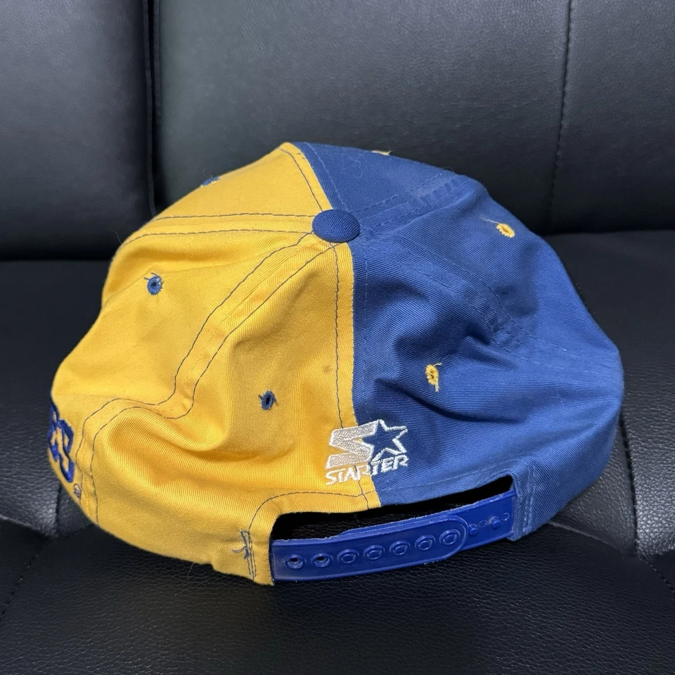 Vintage Starter NHL St Louis Blues Two Time SnapBack Hat - Image 3 of 4
