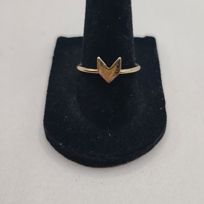 Gold Tone Arrow Ring