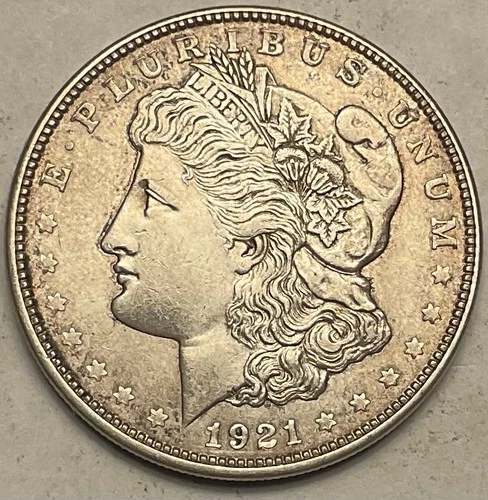 1921-D $1 🇺🇸 Morgan Silver Dollar Coin - High Grade XF+ - Lot D3