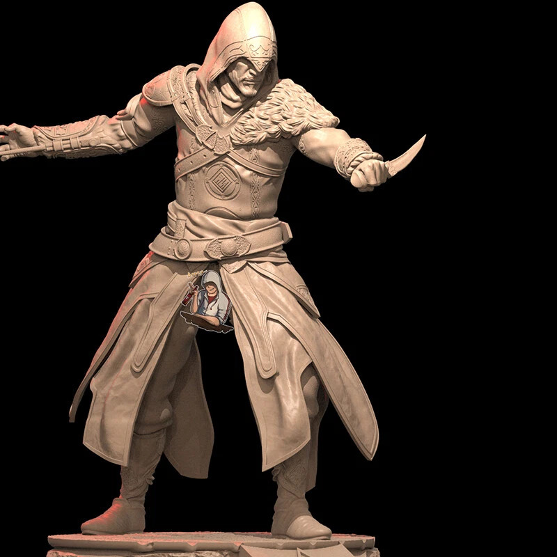 Share Ezio Auditore Full Resin Figure Model Kit 1/24 Scale 75mm Unpainted Unasse