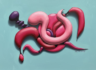 Surreal 8X10 Art Print Abstract Unframed  -  Secure  A3D2O