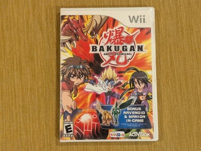 Bakugan Battle Brawlers (Nintendo Wii, 2009) Complete + Toys R Us Bonus Edition