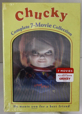 Chucky: Complete 7-Movie Collection 7 Disc DVD Set Lenticular