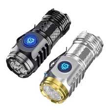 Three-Eyed Monster Mini Flashlight Flash Super Power Waterproof Outdoor Travel