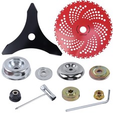 AIIQESBT Brush Cutter Blade, 11 Pcs Metal Teeth Weed Eater Blades Heavy Duty... 