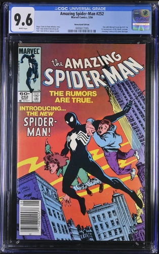 🕷️ Amazing Spider-Man #252 (1984) 🔥 Black Suit Debut CGC 9.6 Newsstand WP!