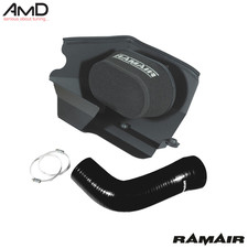 RAMAIR MK7 Golf R Induction Kit Air Filter with Heat Shield & Black Intake Hose