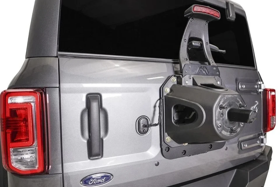 Fab Fours FB21-Y5251T-1 Black Powder Coated Tire Carrier Relocation Bracket - Image 3 of 4