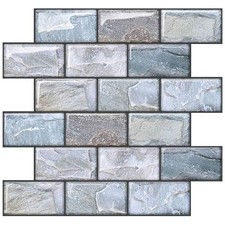 5 Sheets Peel and Stick Tile Backsplash for Kitchen Wall Tile, Self Adhesive ...