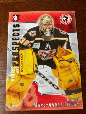Marc Andre Fleury 2004 ITG Heroes and Prospects Rookie