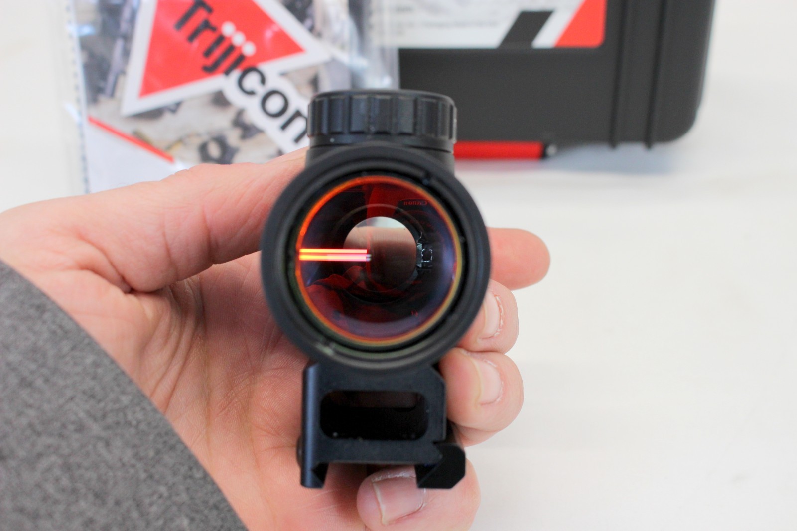 TRIJICON MRO SD 1x25 Red Dot Sight Original Box & Accessories EXCELLENT