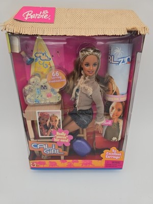 Barbie California Girl Pierced Ears B5766 2004 Mattel New Cali Girl 