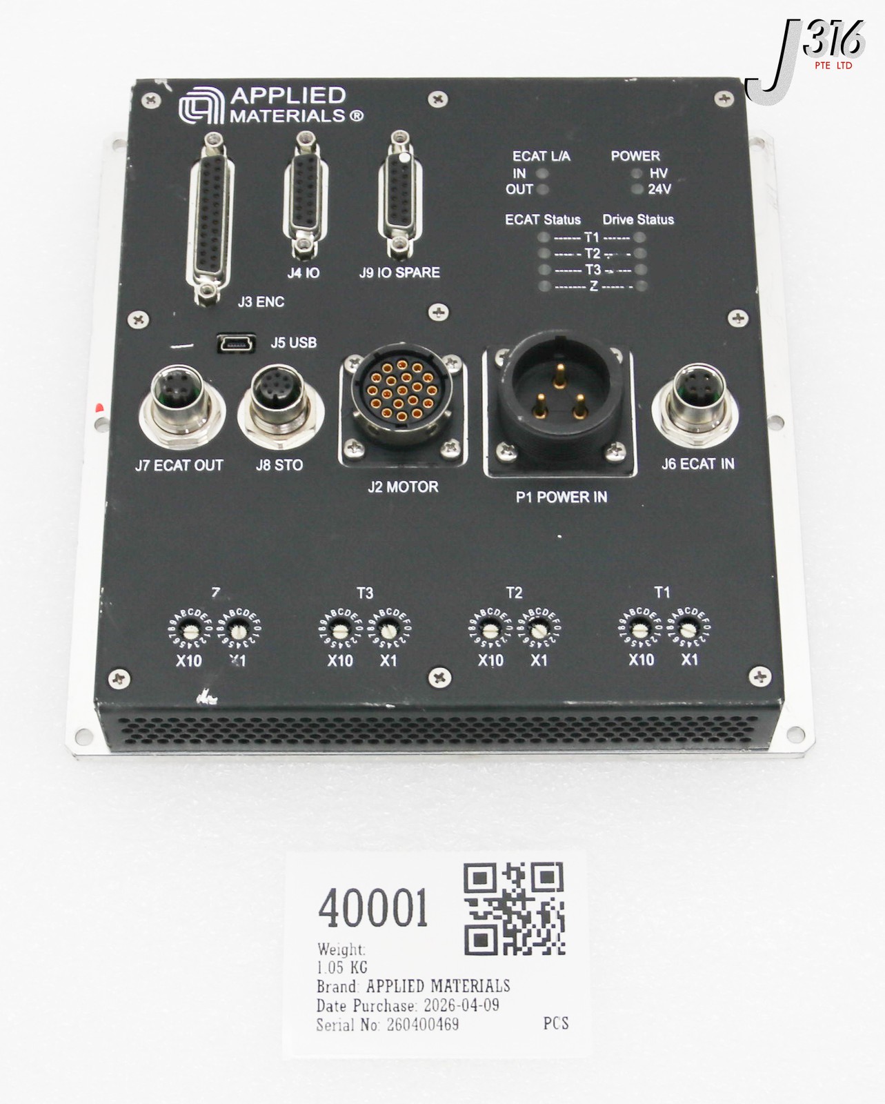 40001 APPLIED MATERIALS CONTROLLER MODULE 0190-91259