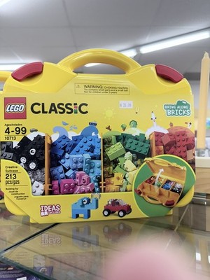 LEGO Classic 10713 Creative Suitcase 213 Pc Bring Along Bricks
