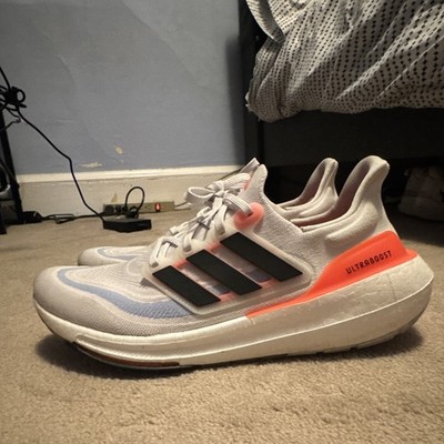 adidas UltraBoost Men s Boost Low Top Lace Up Running Sneakers White/Black