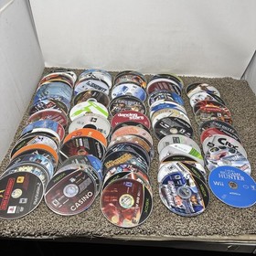 Disc Only Video Game Lot Of 100 Games UNTESTED Disc Only