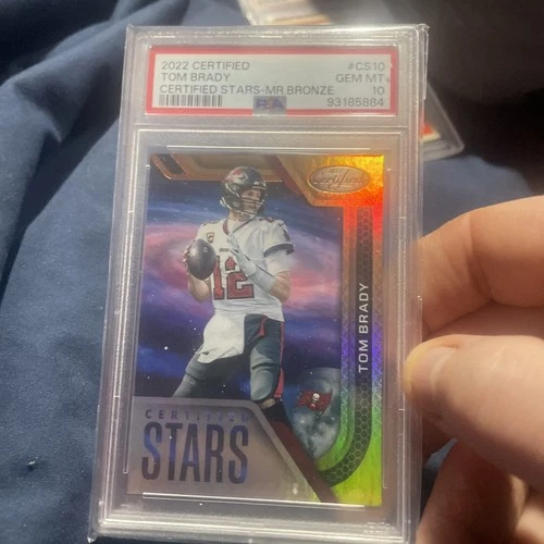 2022 Panini Certified - Certified Stars Tom Brady Mirror Bronze /249 PSA 10
