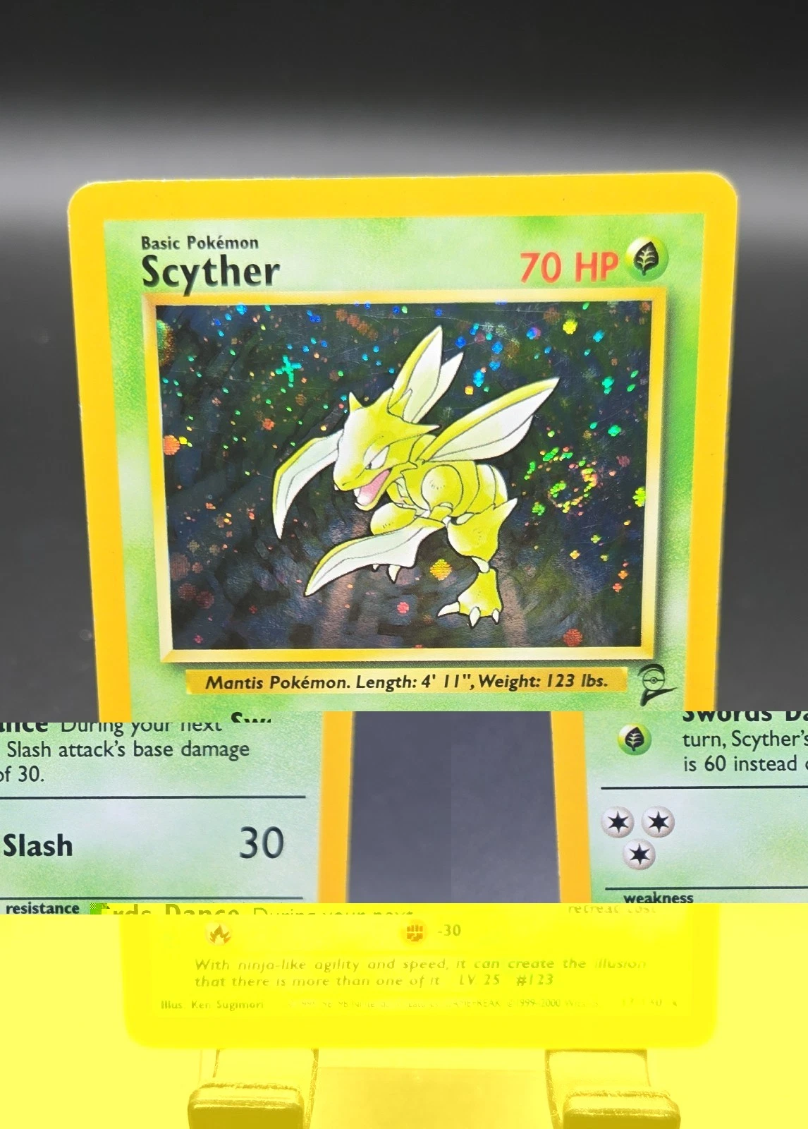 Scyther 017/130 Base Set 2 Holo Booty *SWIRL*