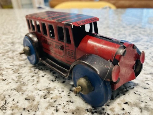 Marx 1930s Liberty Taxi Friction Motor
