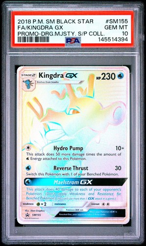 Kingdra-GX graded PSA 10 for sale on eBay