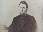 Civil War 113th Illinois Infantry soldier Levi Smith cdv photograph