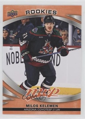 2023-24 Upper Deck MVP Rookies Orange 60/100 Milos Kelemen #230 Rookie RC 1l9u