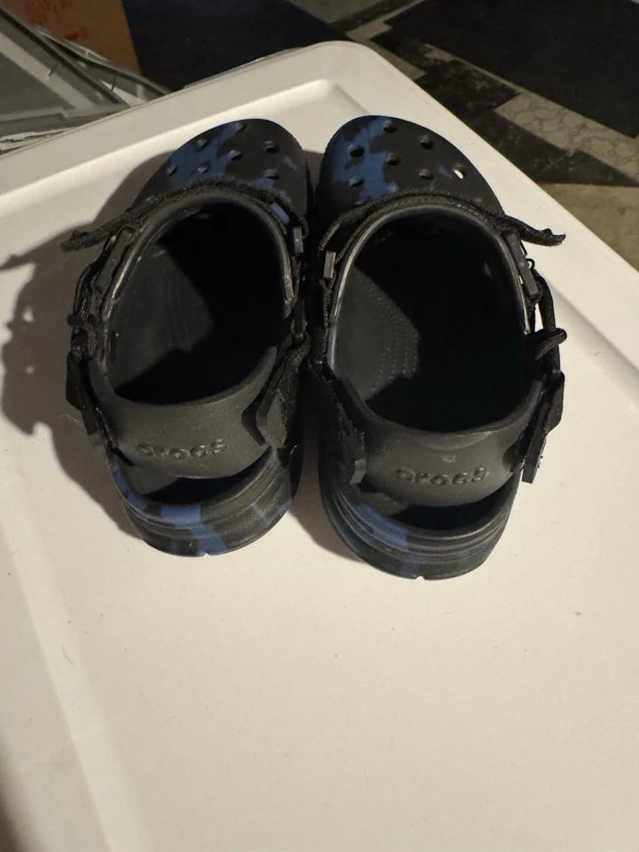 Crocs Duet Max Clog Post Malone Blue Camo sz W7 M5 - Image 3 of 4