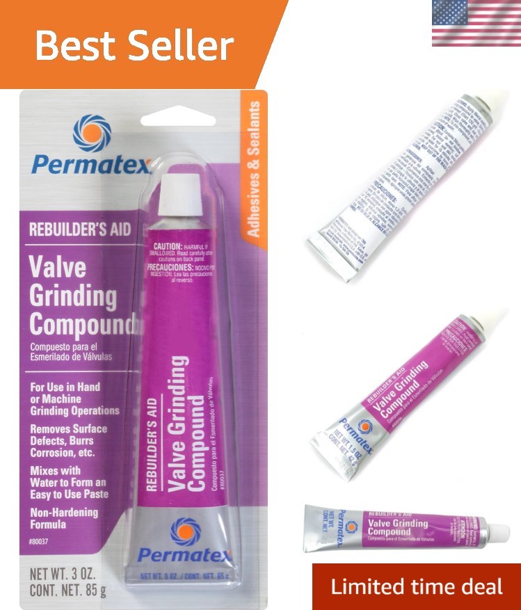 3 oz. Valve Grinding Compound - Fine Grit for Smooth Valve Seating and Repairs