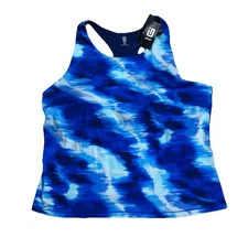 ID Ideology Active Size 2XL PowerSoft Racerback Blue Built In Bra Tank Top NWT