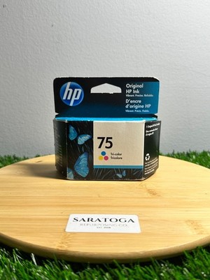 NEW HP 75 Tri Color Ink Cartridge Genuine OEM CB337WN- Expired October 2025