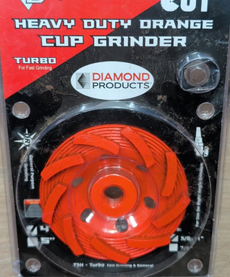 Diamond Products Core Cut Diamond Product 17643 Heavy Duty Orange 4 x 5/8 y5h