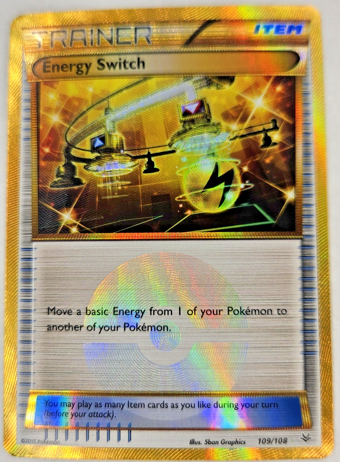 Energy Switch 109/108 Roaring Skies - NM Or Better