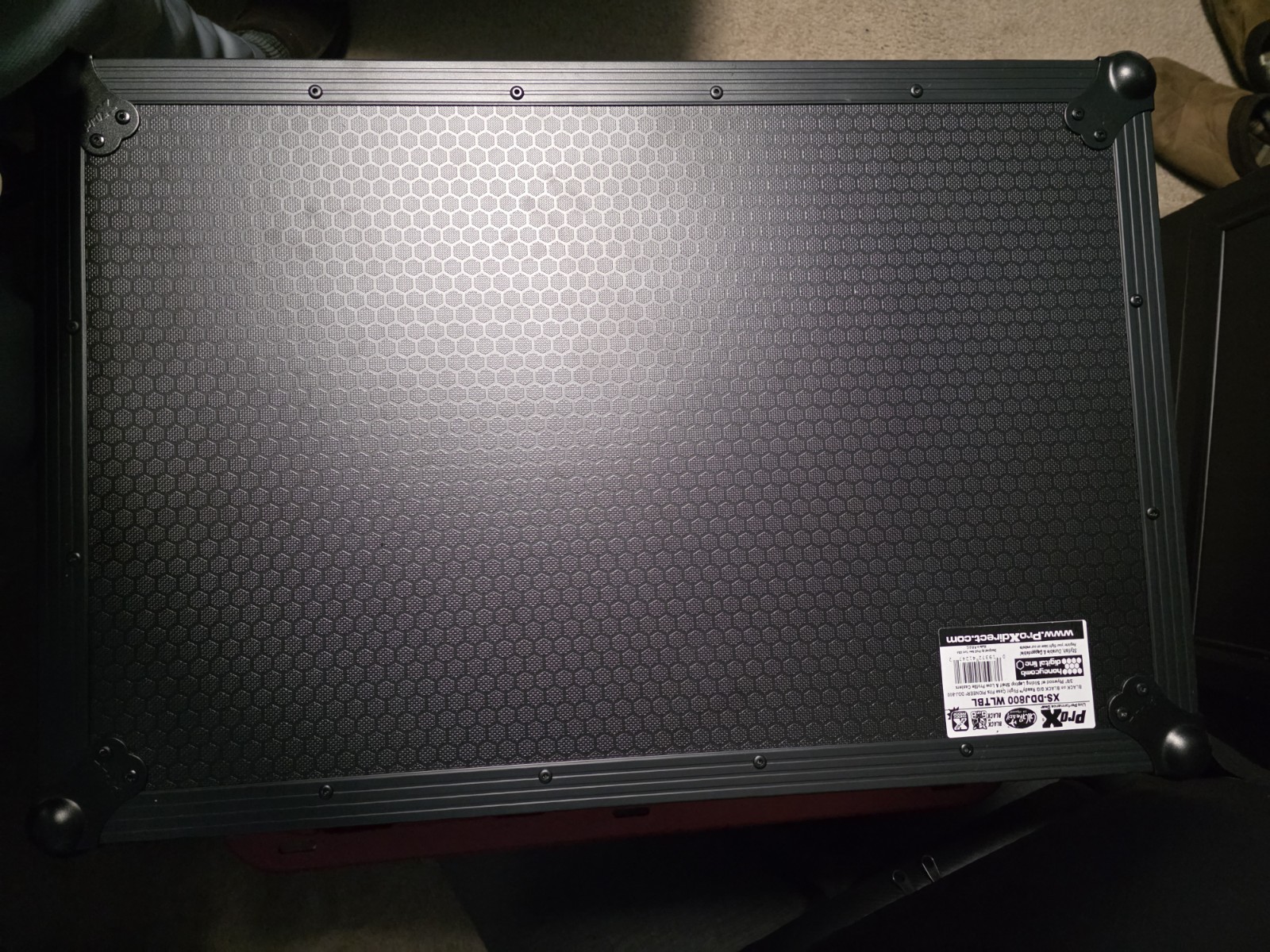 ProX Aluminum Black DJ Controller Case XS-DDJ800 WLTBL