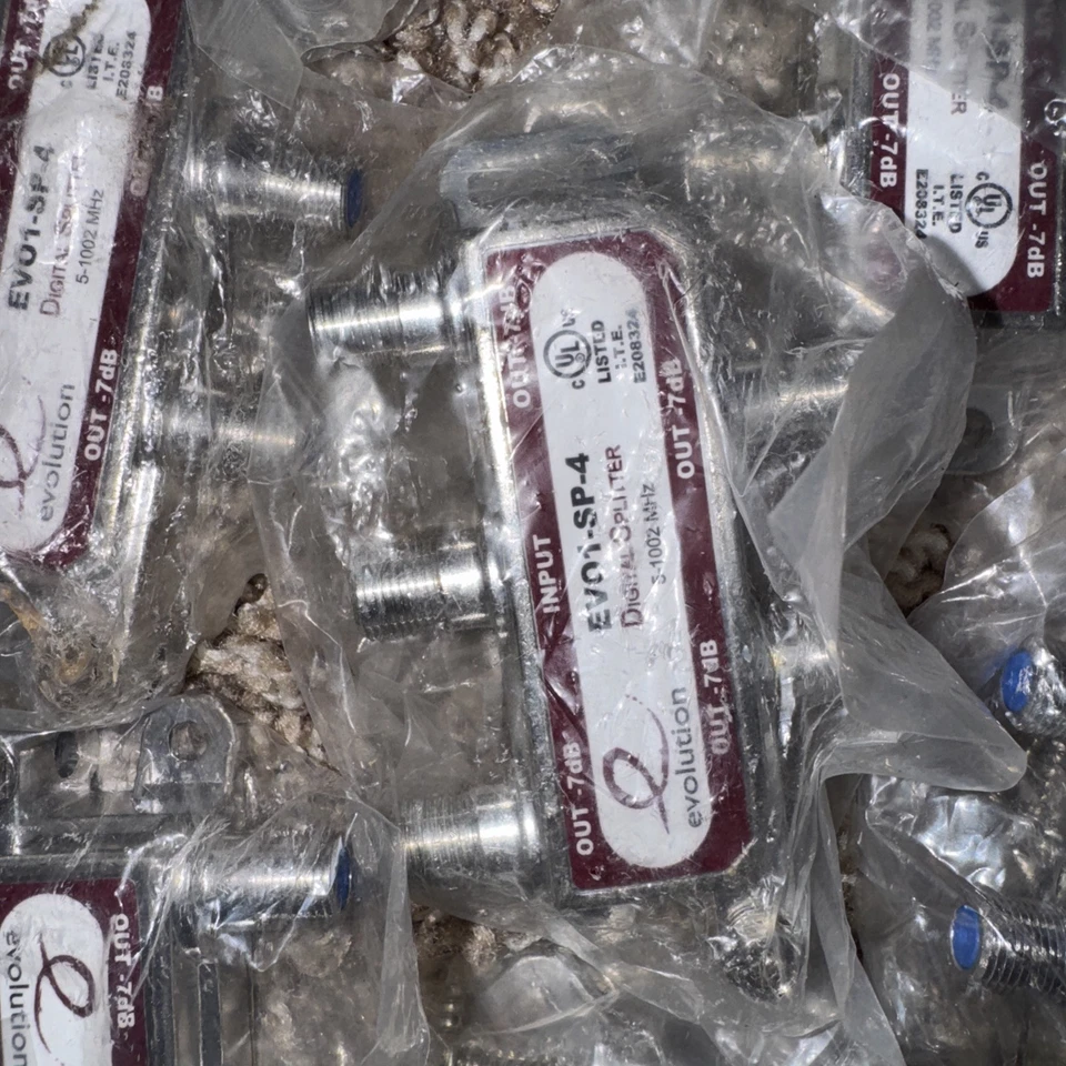 4-way Cable SPLITTER TV DIGITAL CABLE INTERNET COAXIAL 5-1002Mhz - Image 3 of 4