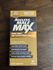 New Vitality Ageless Male Max T Booster 60 Caplets Exp FREE Shipping