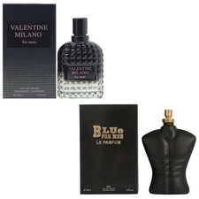 Milano Men & Blue for Men Le Parfum Set – 2 Pack 100ml Each | Fresh Woody