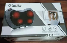 Papillon 3D Shiatsu Neck & Back Massager Pillow w/ Heat JH-016 Relaxation