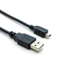 5 Pack of 3Ft A Male to Mini-B 5Pin Male USB2.0 Cable