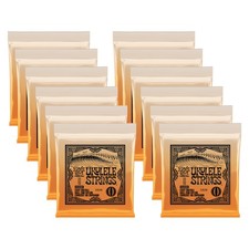 12 PACK Ernie Ball 2329 Clear Ball End Nylon Concert/Soprano Ukulele Strings