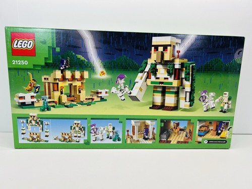 Lego Minecraft: The Iron Golem Fortress 21250 New Sealed Minor Damage 1 Corner - Picture 4 of 10