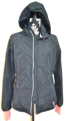 ACTIVE by Tchibo Damen Regenjacke mit Reißverschluss Kapuze schwarz 40